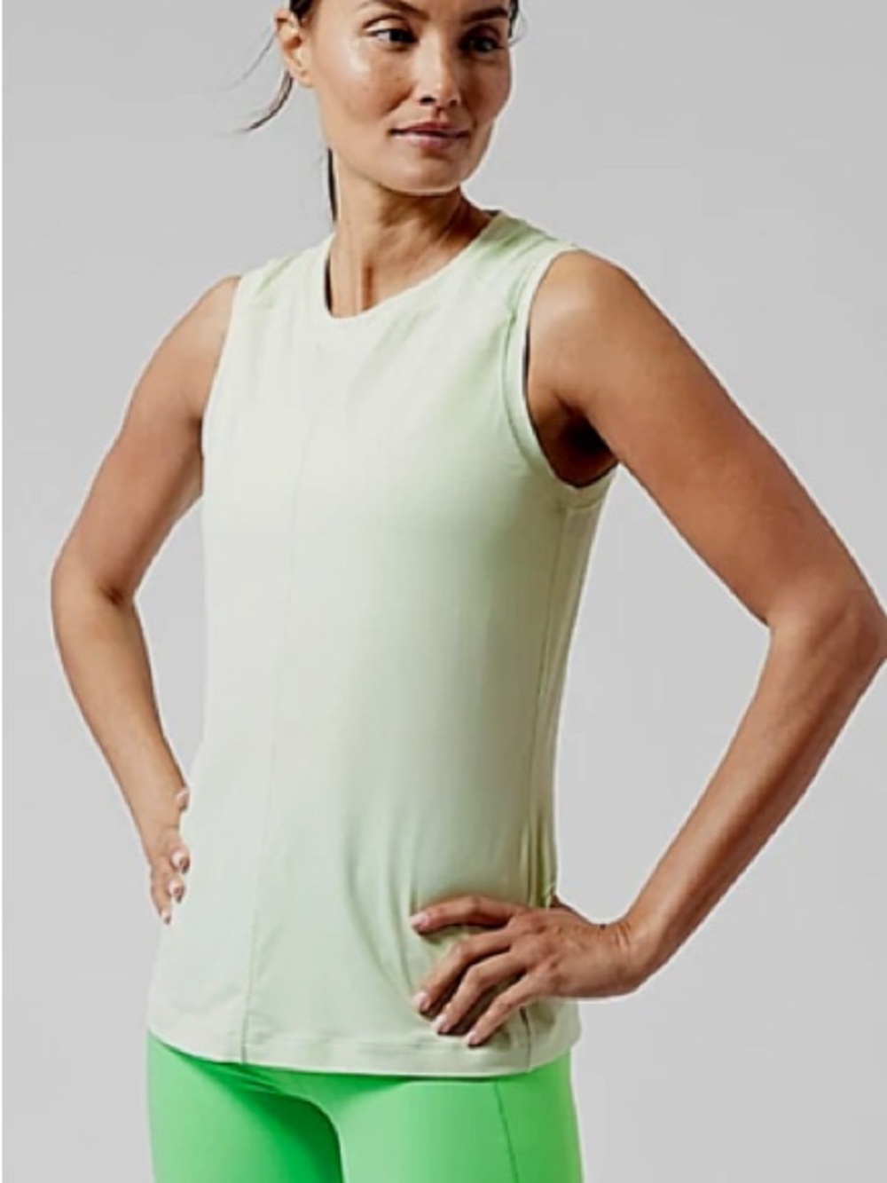 Athleta Sunchaser UPF Tank | Light Green | Large | NWOT
